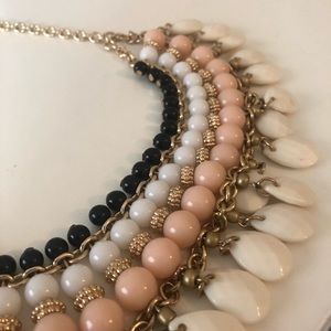 Beaded statement necklace